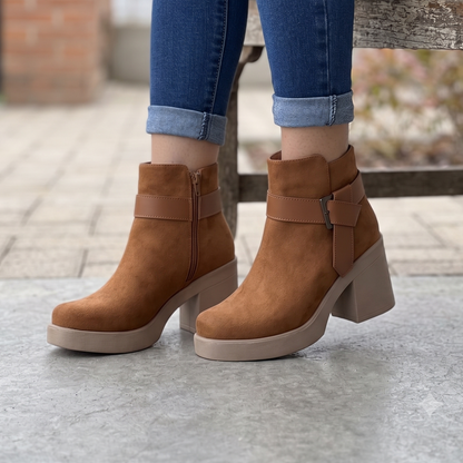 Botin de Mujer Camel Alto (BA152.Ca)