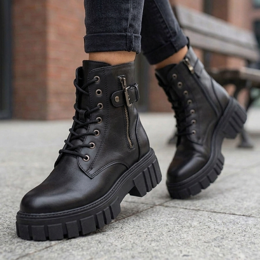Botin de Mujer Negro Bajo (BA118.N)