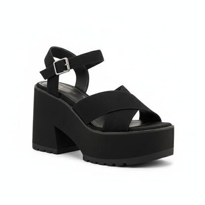 Sandalia de mujer negra (SL54.N)