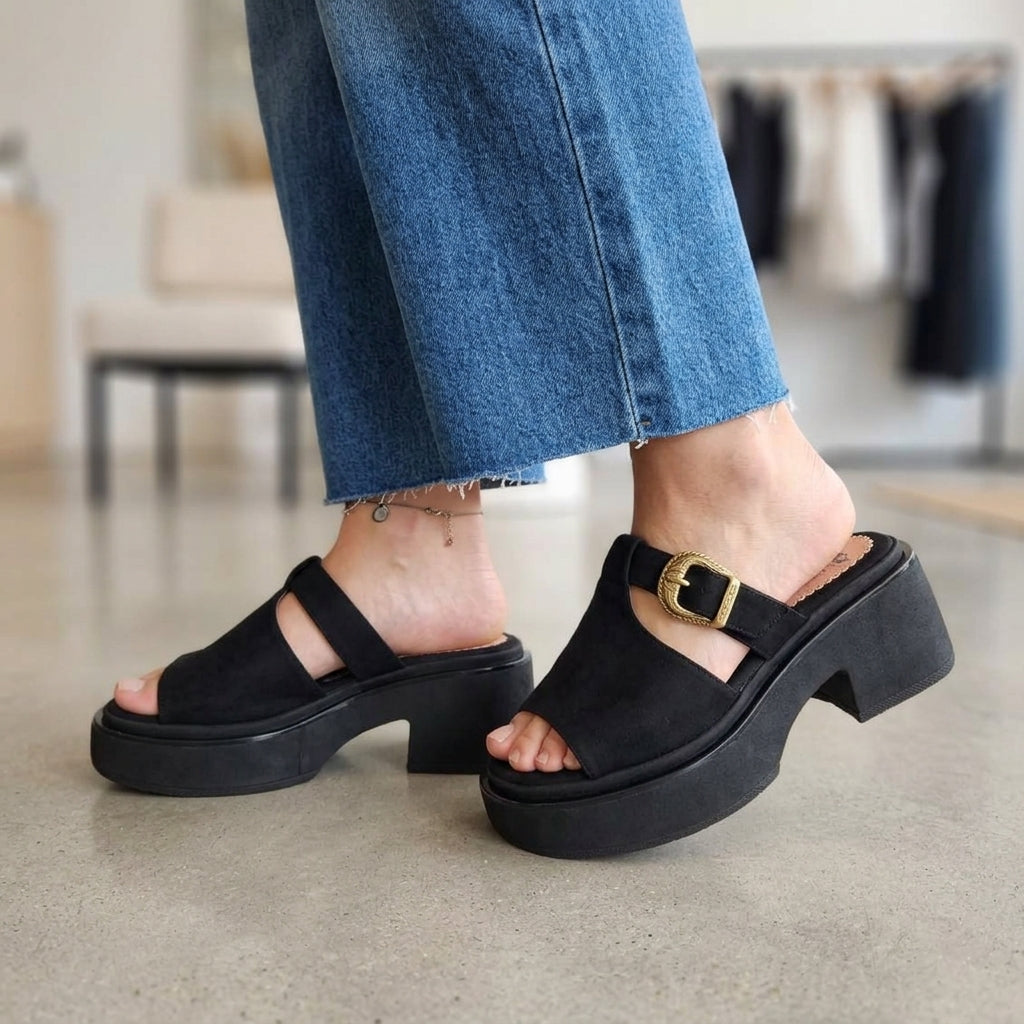 Sandalia Mujer Tapadas (SL155.N)