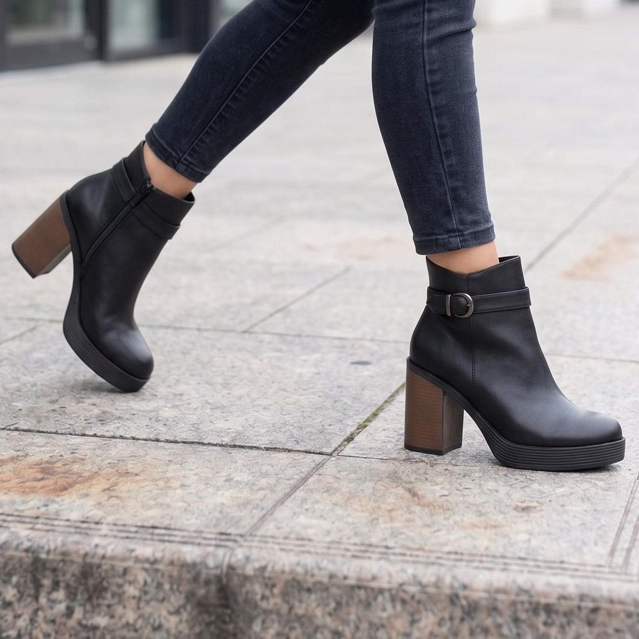 Botin De Mujer Negro (BA144.E)