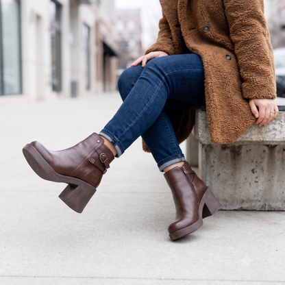Botin De Mujer Cafe (BA108.EF)
