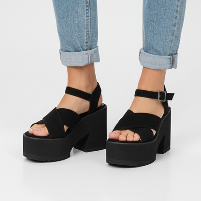 Sandalia de mujer negra (SL54.N)