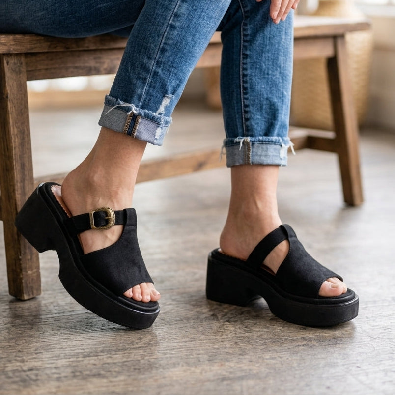 Sandalia Mujer Tapadas (SL155.N)