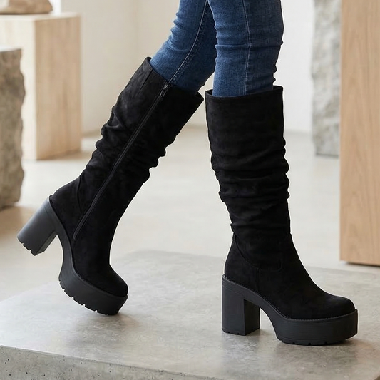 Bota Alta de Mujer Negra (BT36.N)