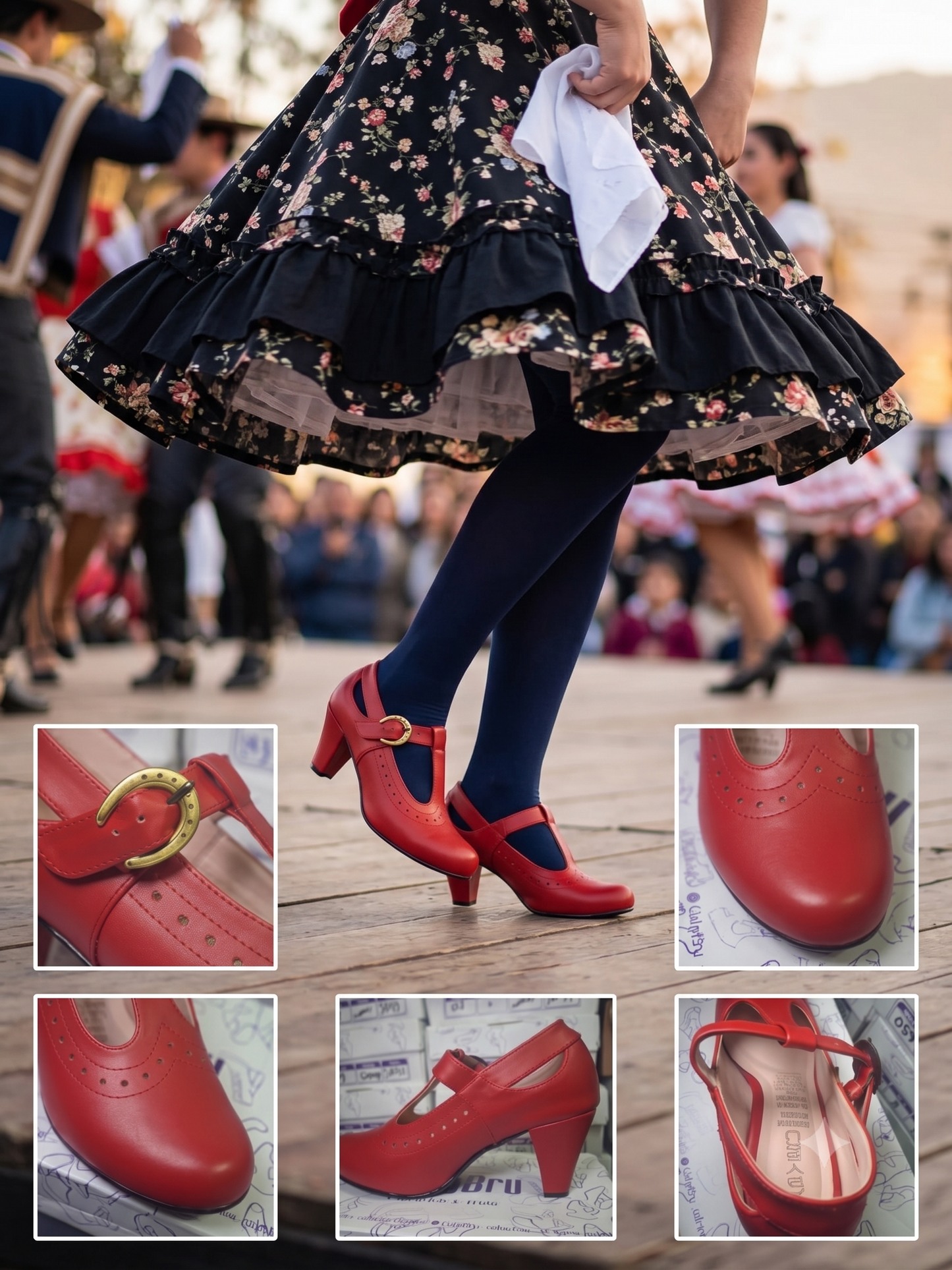 Zapato de Mujer Cueca ROJO (CC26.RJ)