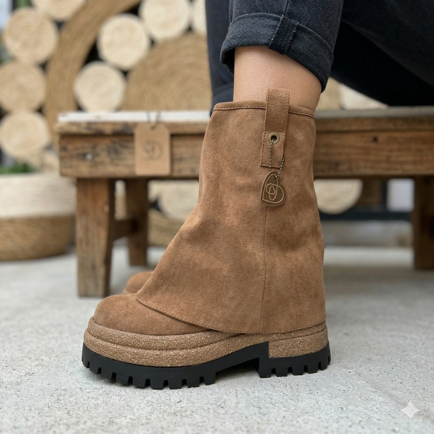 Bota corta Mujer Cafe (BT10.CF)