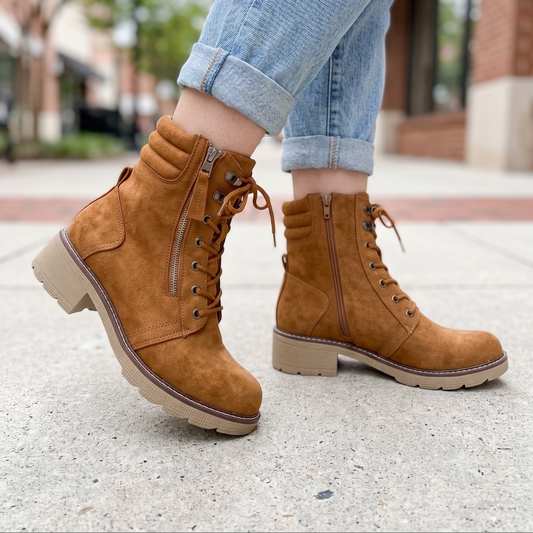 Botin de Mujer Camel Bajo (BA156.CA)