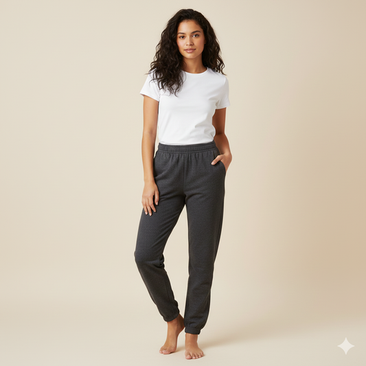 Jogger De Mujer Gris Marengo