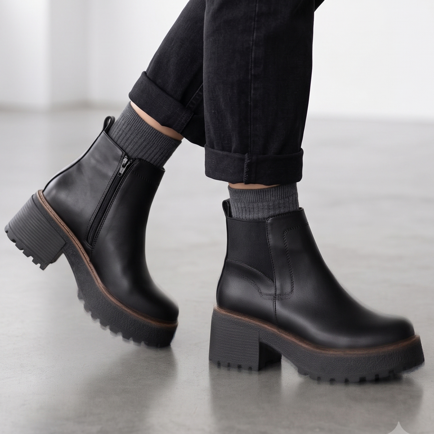 Botin De Mujer Negro Eco (BA131.E)