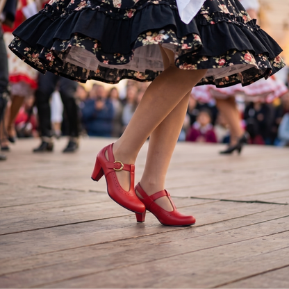 Zapato de Mujer Cueca ROJO (CC26.RJ)