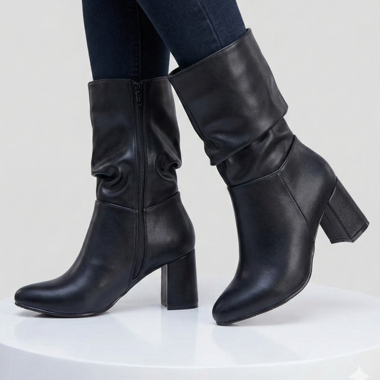 Bota Alta de Mujer Negra (BT32.E)
