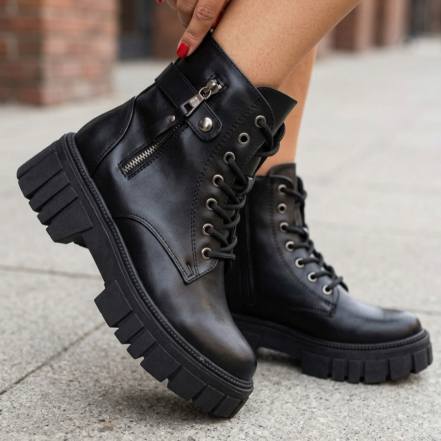 Botin de Mujer Negro Bajo (BA118.N)