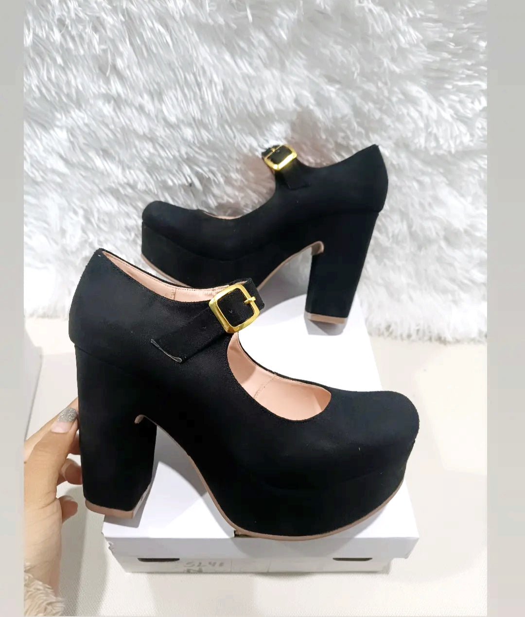 Zapato Abierto negro de mujer(SL41.N) - Gabybru Calzados