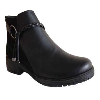 Botin de Mujer Bajo Negro (BB5.N)