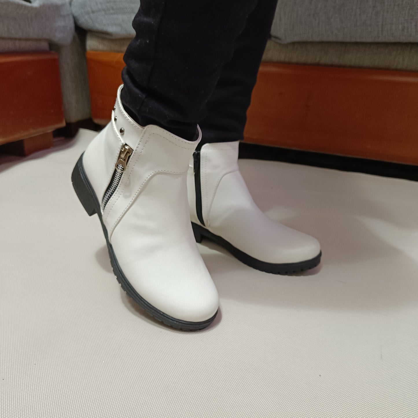 Botin de Mujer Bajo Blanco (BB7.BL)