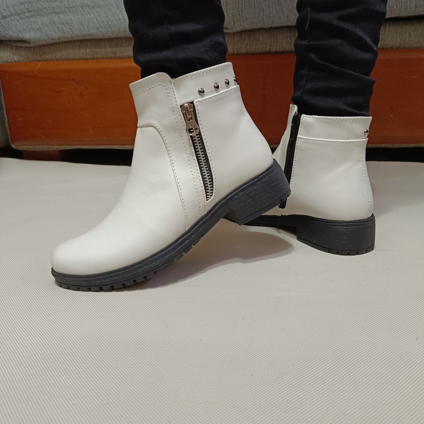 Botin de Mujer Bajo Blanco (BB7.BL)