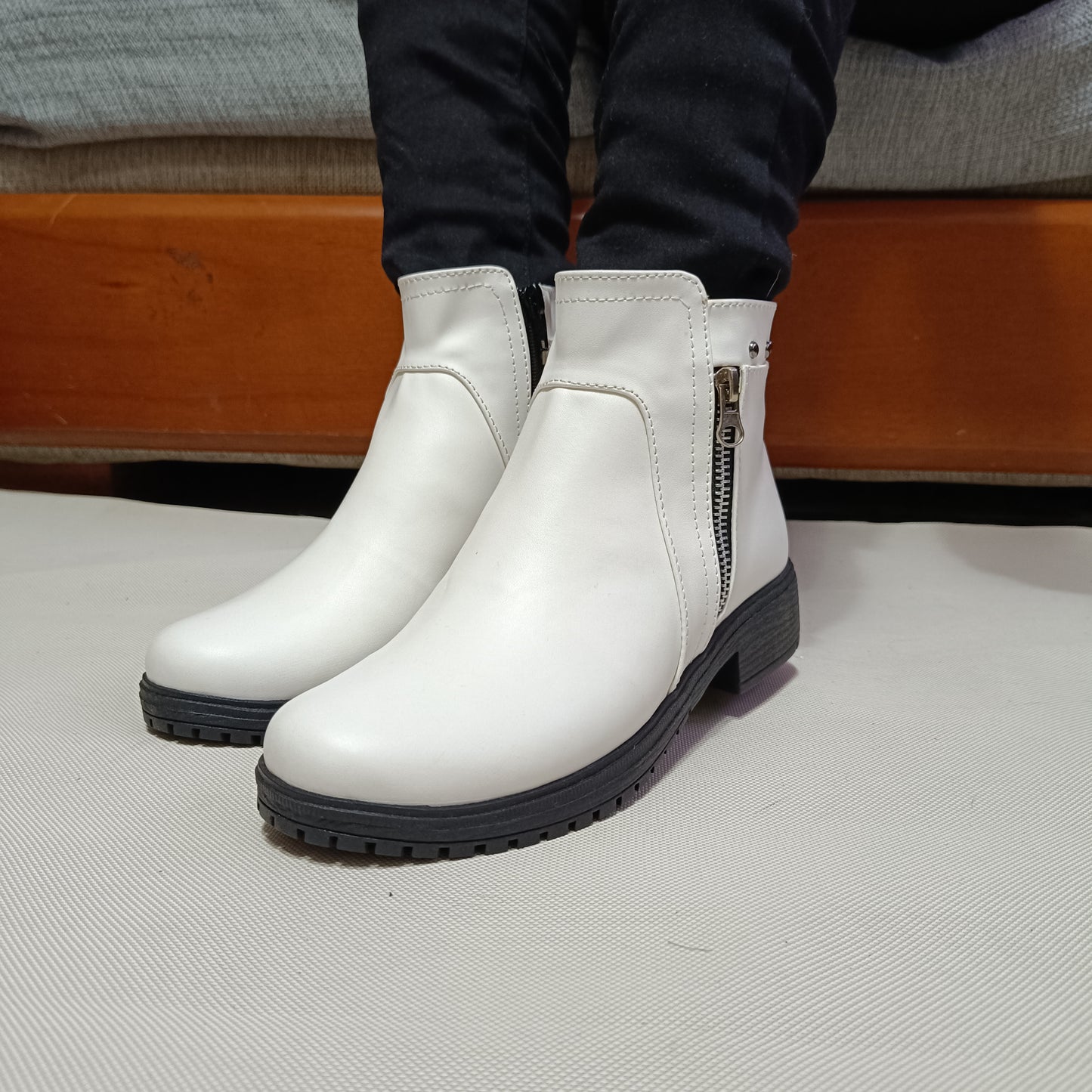 Botin de Mujer Bajo Blanco (BB7.BL)