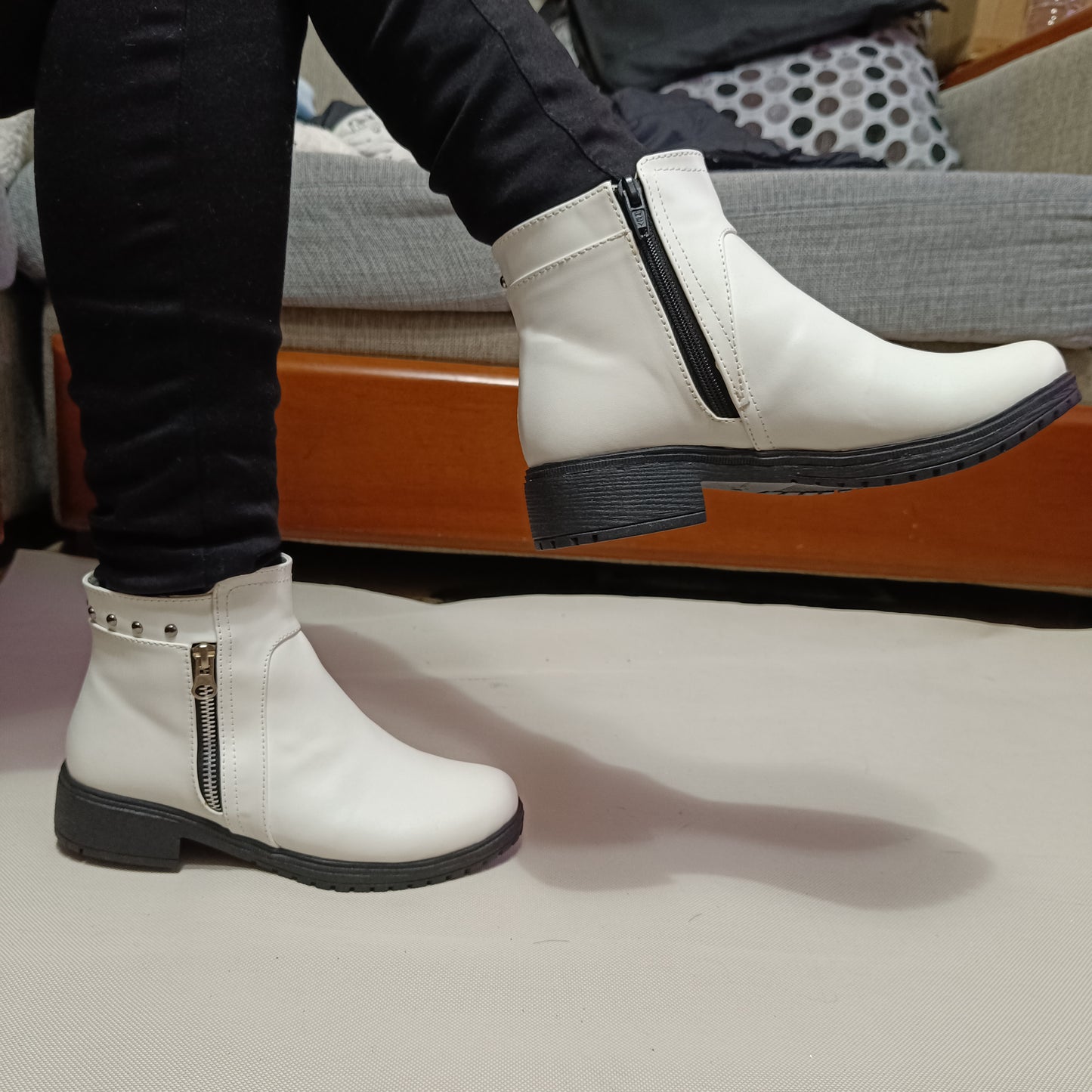 Botin de Mujer Bajo Blanco (BB7.BL)