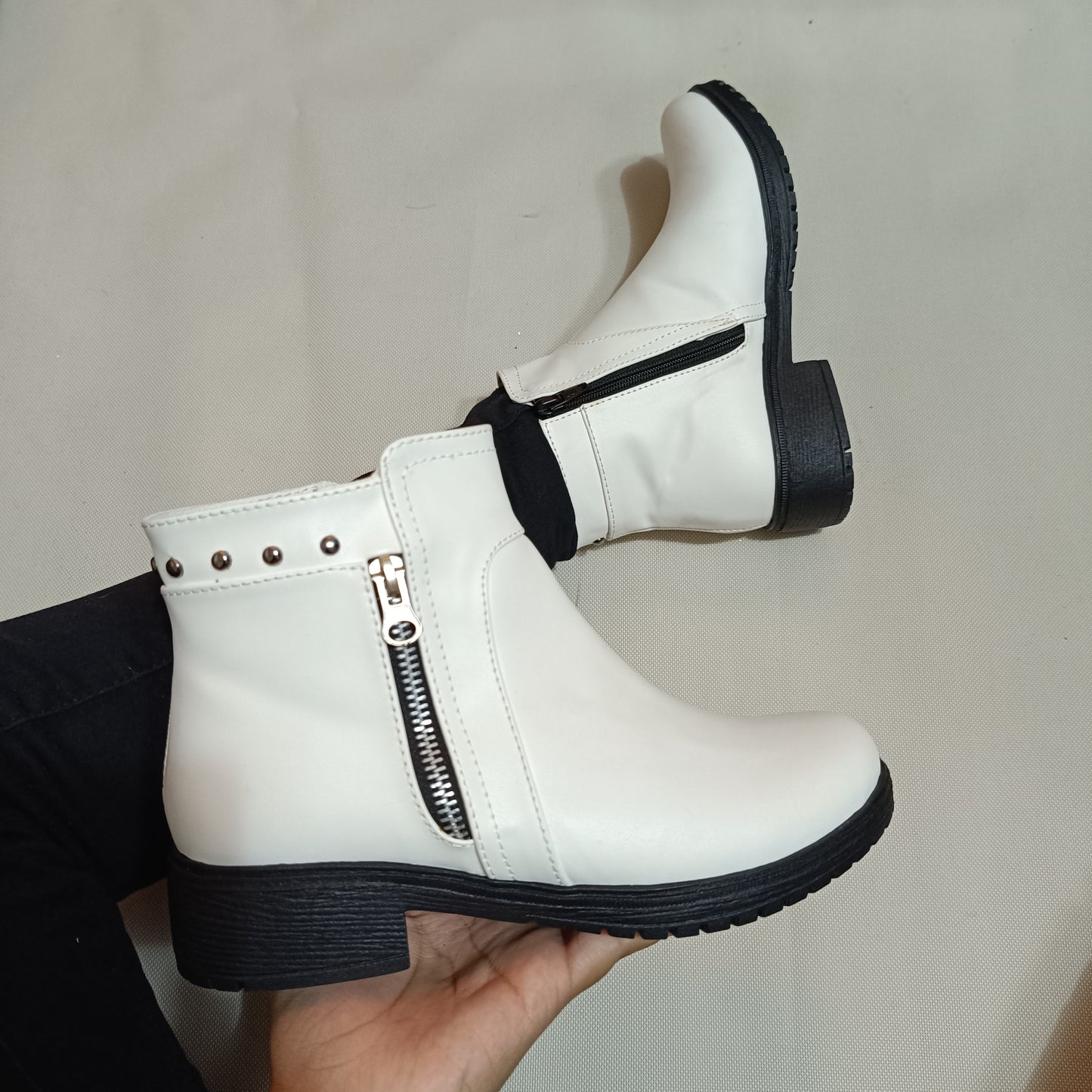 Botin de Mujer Bajo Blanco (BB7.BL)