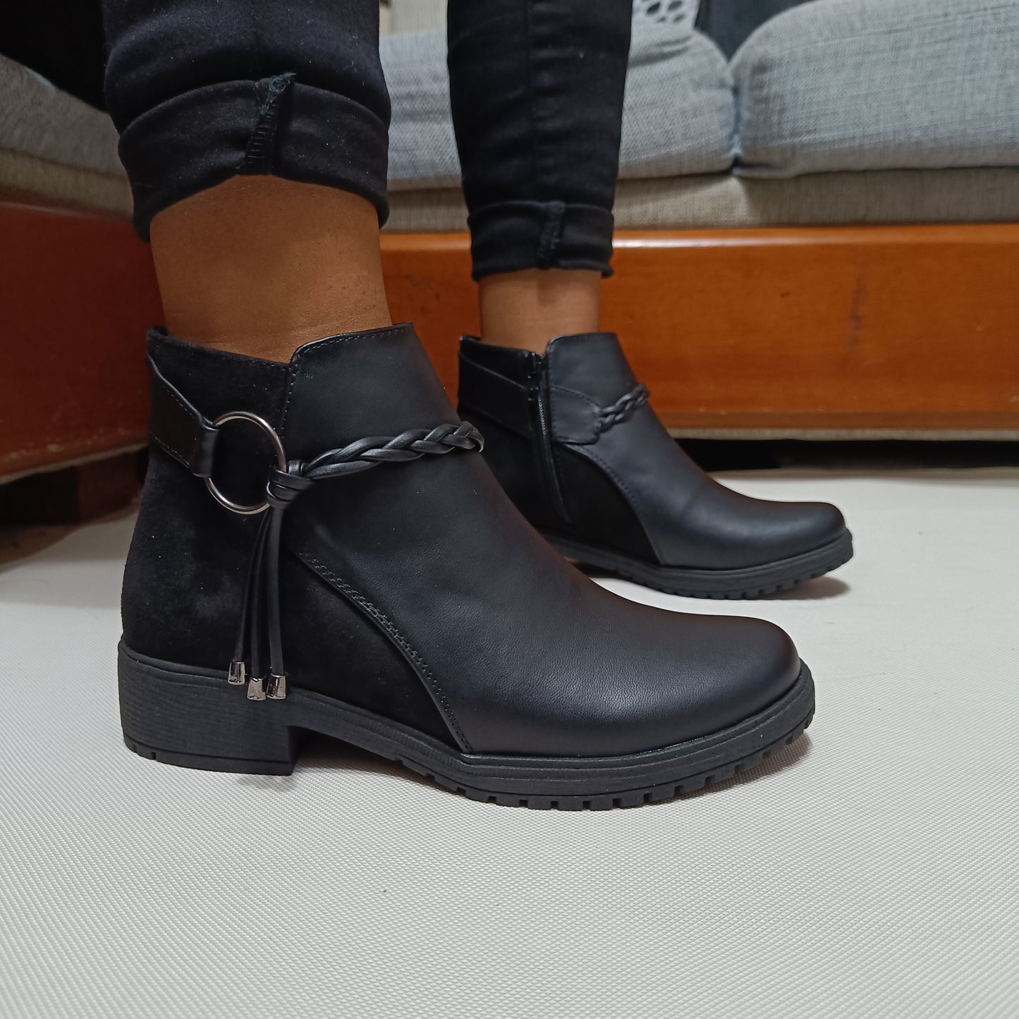 Botin de Mujer Bajo Negro (BB5.N)