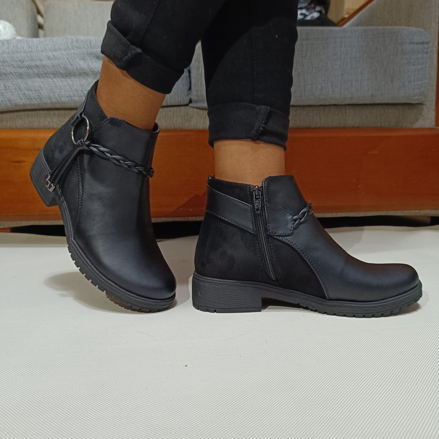 Botin de Mujer Bajo Negro (BB5.N)