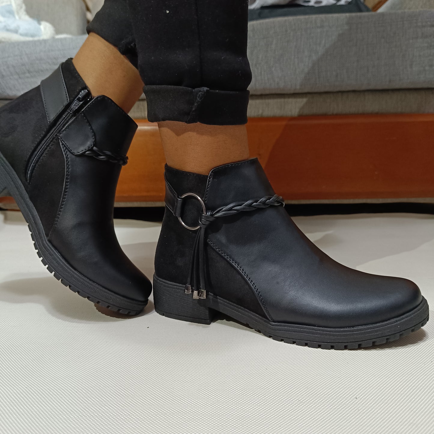 Botin de Mujer Bajo Negro (BB5.N)