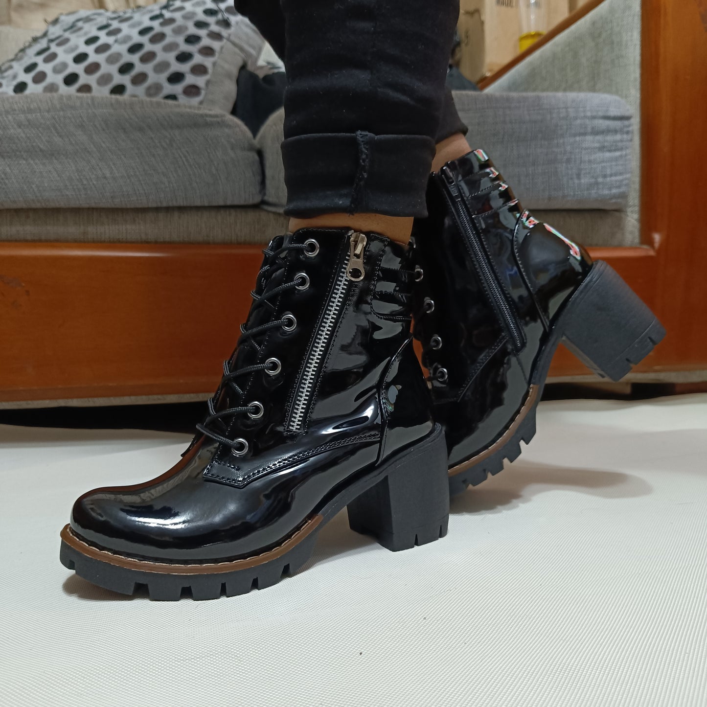 Botin de Mujer Caña Charol (BA6.H)