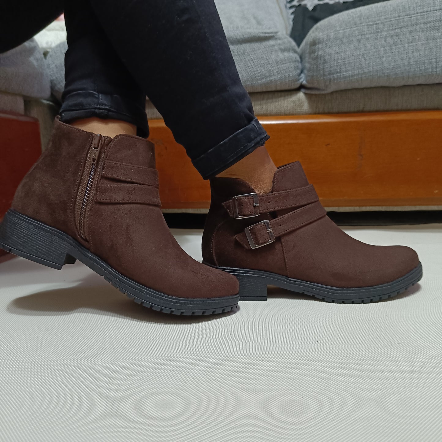 Botin de Mujer Bajo Cafe (BB6.Cf)