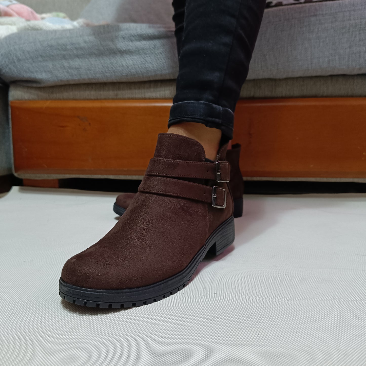 Botin de Mujer Bajo Cafe (BB6.Cf)