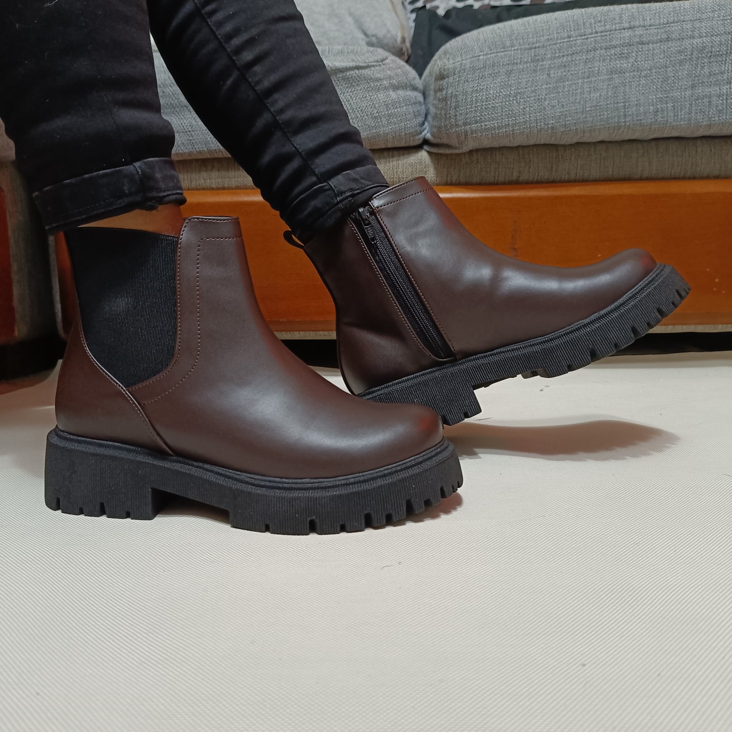 Botines Cafe bajos de Mujer (BA39.CF)