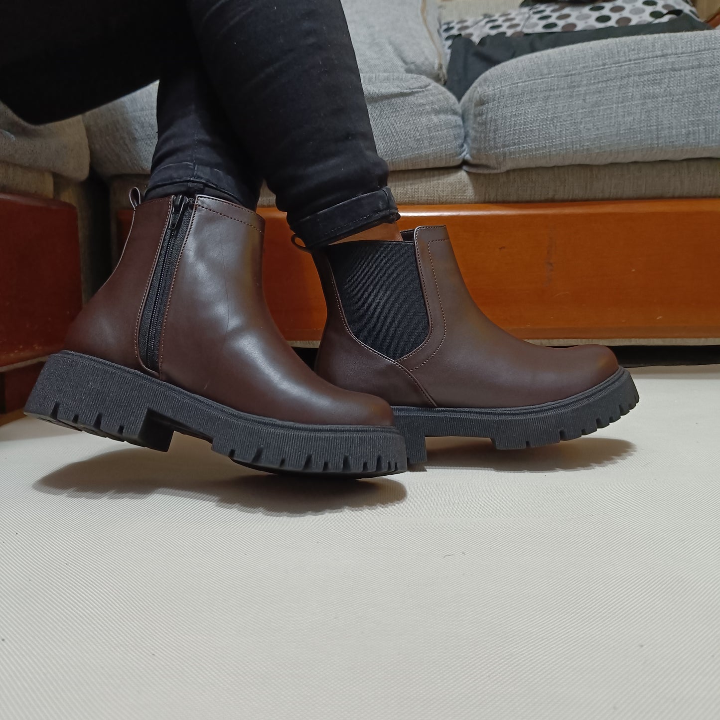 Botines Cafe bajos de Mujer (BA39.CF)