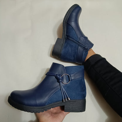 Botin de Mujer Bajo Azul (BB5.Az)