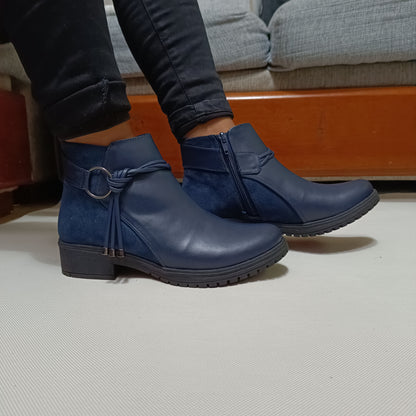 Botin de Mujer Bajo Azul (BB5.Az)