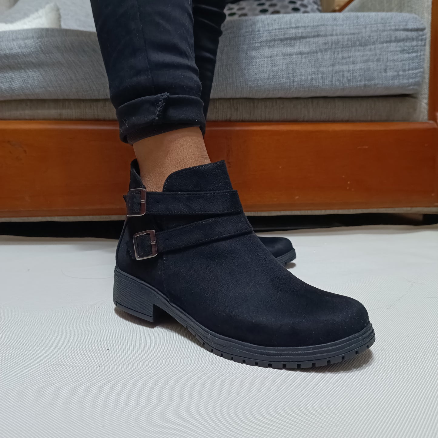 Botin de Mujer Bajo Negro (BB6.N)