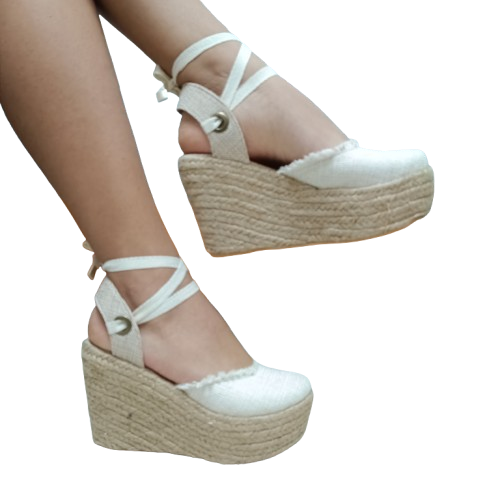 Sandalias de Mujer Altas Yute Original (Ñ16.U)