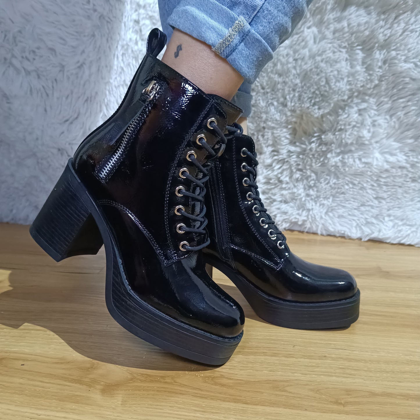 Botin de Mujer Caña Charol (BA71.H)