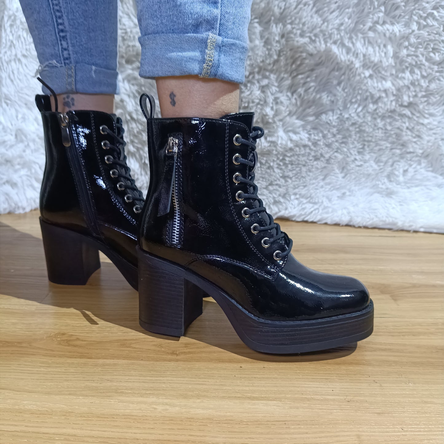 Botin de Mujer Caña Charol (BA71.H)