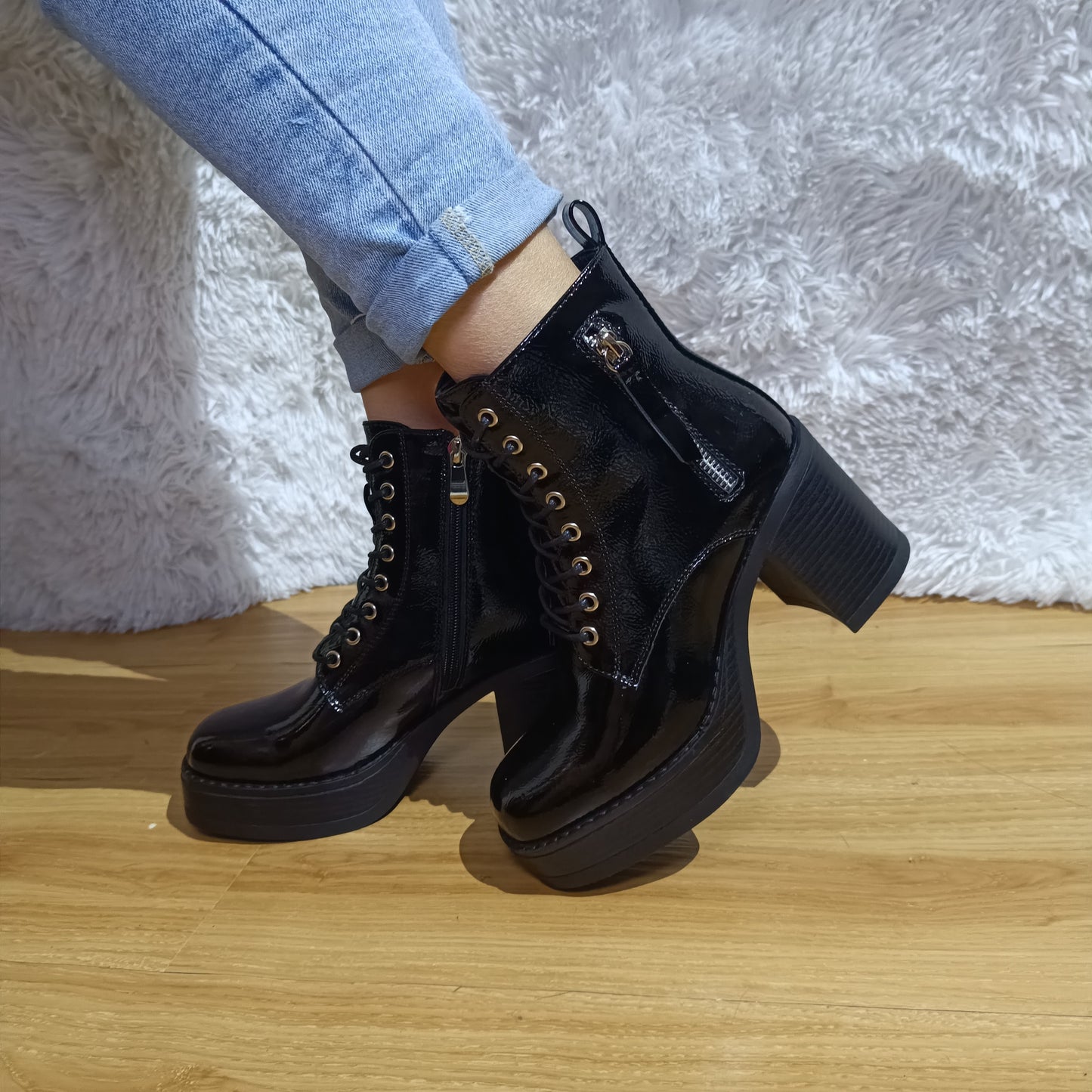 Botin de Mujer Caña Charol (BA71.H)