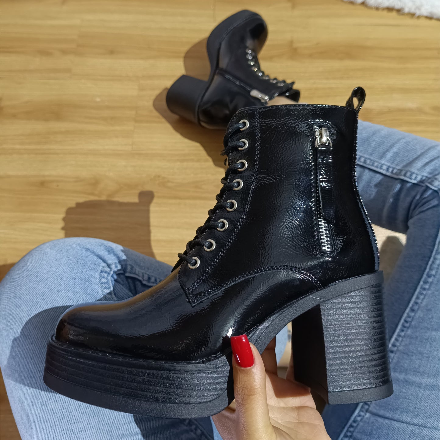 Botin de Mujer Caña Charol (BA71.H)