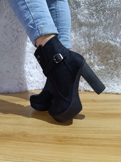 Botin de Mujer Negro Alto (BA60.N)