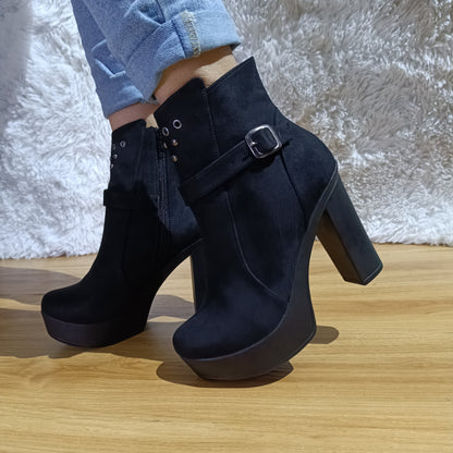 Botin de Mujer Negro Alto (BA60.N)