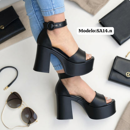 Sandalias Altas Mujer (SA14.N)