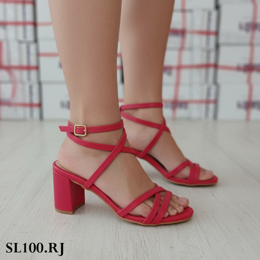 Sandalia de mujer Rojo (SL100.RJ)