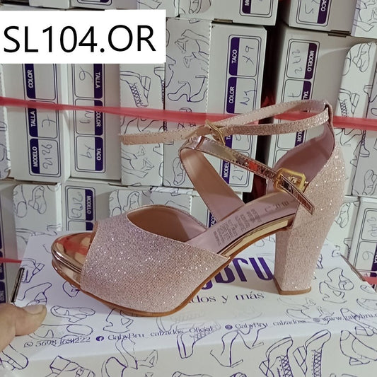 Sandalia Oro Rosa (SL104.OR)