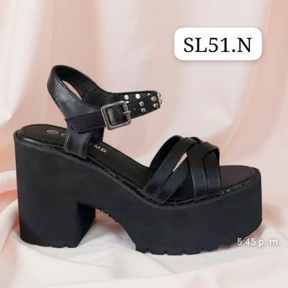 Sandalia de mujer negra (SL51.N)