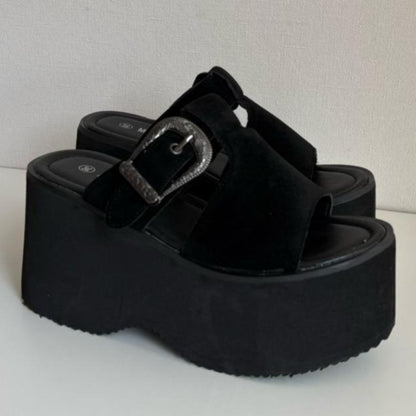 Sandalia de mujer negra (SL52.N)