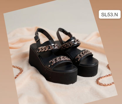 Sandalia de mujer negra (SL53.N)