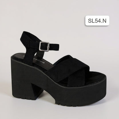Sandalia de mujer negra (SL54.N)