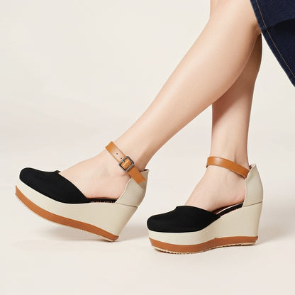 Sandalia negra panchita tobillo (SL81.N)